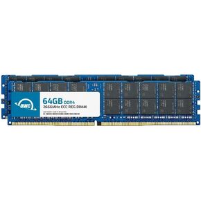 OWC 64GB DDR4 2666MHz PC4-21300 CL19 2RX4 ECC Registered RDIMM 1.2V 288-pin Memory RAM Upgrade for Server