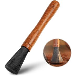 MEION Coffee Grinder Brush, Magnetic Espresso Brush Tool, Mahogany Coffee Cleaning Brush Coffee Brush Grinder Cleaner Espresso Cleaning Brush Barista Tools