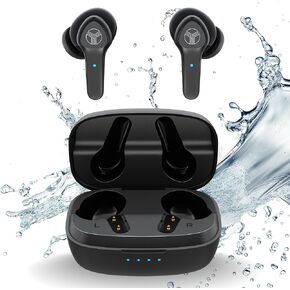TREBLAB X9 Pro - Hybrid Active Noise Cancelling Earbuds, High-Precision Sound, 6 AI Mics for Calls, IPX6 Waterproof, 50H Playtime, Comfortable for Sports, Work, Travel. Wireless Earbuds Bluetooth 5.3
