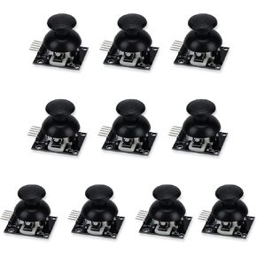 10pcs PS2 Joystick Game Controller Module XY Dual-axis Joystick Breakout Module for Arduino