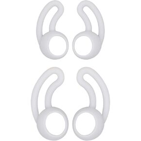 أطراف أجنحة بديلة لسماعات BeatsX، أطراف خطاف أذن من السيليكون فائق النعومة من Rayker، زوجان من أطراف أجنحة مقاس S/L (فضي) in Kuwait