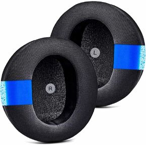 TRANSTEK Replacement Earpads Compatible with Audeze Maxwell Headphones, Maxwell Replacement Ear Cushion, Thickness and Noise Isolation Foam (Cooling Gel Fabric)