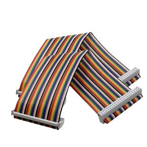 2 Pcs 40 Pin Ribbon Cable Male to Female Ribbon Cable - for Connection Raspberry Pi 2 3 5 Model B+ 3.5 5 inch TFT Touch Screen LCD Display