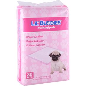 Lil' Buddies Blue Fresh Scent Puppy Dog Training Pads (23 x 23 Inches) - 50 Pads