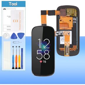 Yondista for Fitbit Luxe FB422 LCD Display Screen Replacement Touch Digitizer Assembly Replacement with Repair Kits