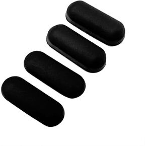 4PCS Bottom Cover Rubber Non-Slip Bumper Foot Feet Pad Replacement for Dell Latitude 5500 5501 5502 5505 5509 5510 5511 Precision 3540 3541 3542 3550 3551 Laptop Rubber Feet(balck)