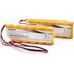 (2-Pack) 7.2V 400mAh NICD Replacement Battery Pack for Rath Microtech Elevator Smartphone RP7300110