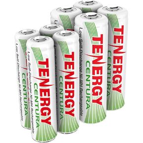 Tenergy Centura Low Self Discharge NiMH Rechargeable Battery Combo, Includes 8xAA 8xAAA Rechargeable Batteries, 16 Pack