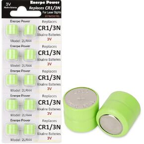 2LR44 Replaces CR1/3N 1/3N DL1/3N 3V Batteries (do NOT fit for Streamlight TLR-6 and Pet Collars) 10-pack