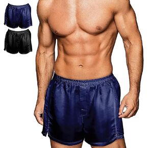 بوكسر حريري فاخر من تارا سارتوريا للرجال، عبوة من قطعتين، بوكسر حريري رجالي من التوت الطبيعي in Kuwait