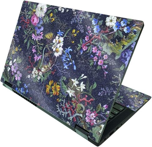 MightySkins Glossy Glitter Skin Compatible with Lenovo IdeaPad Flex 5 2-in-1 15" (2021) - Birth of Venus | Protective, Durable High-Gloss Glitter Finish | Easy to Apply | Made in The USA in Saudi Arabia