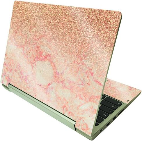 غلاف لامع لامع من MightySkins متوافق مع Lenovo IdeaPad Flex 3 Chromebook 2 في 1 11.6 بوصة (2021) - رخام المحيط | لمسة نهائية لامعة واقية ومتينة | سهل التطبيق | صنع في الولايات المتحدة الأمريكية in Saudi Arabia