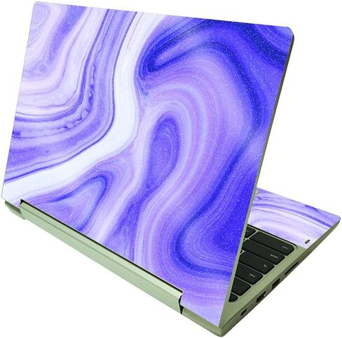 غلاف لامع لامع من MightySkins متوافق مع Lenovo IdeaPad Flex 3 Chromebook 2 في 1 11.6 بوصة (2021) - رخام المحيط | لمسة نهائية لامعة واقية ومتينة | سهل التطبيق | صنع في الولايات المتحدة الأمريكية in Saudi Arabia