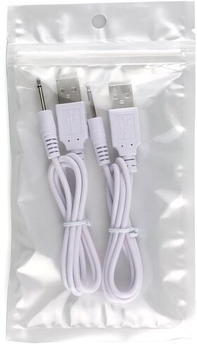 سلك محول USB 2.5 ملم بديل كابل شحن DC كابل شحن USB سريع - (أسود 2 حزمة) in Saudi Arabia