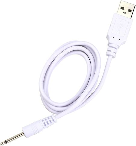 سلك محول USB 2.5 ملم بديل كابل شحن DC كابل شحن USB سريع - (أسود 2 حزمة) in Saudi Arabia