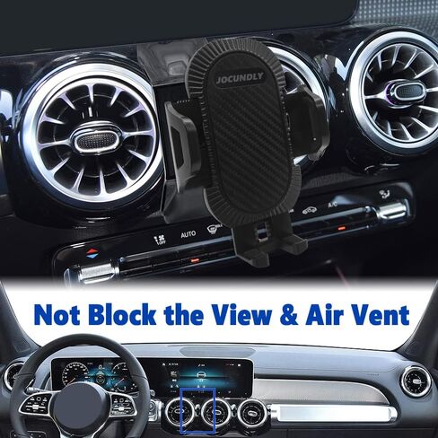 حامل هاتف السيارة لـ 2020-2023 Mercedes Benz GLB Class [جراب سميك صديق] حامل الهاتف المحمول ودعامة الملاحة الخلوية وفتحة تهوية وإكسسوارات السيارات، جميع الهواتف in Kuwait