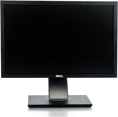 شاشة Dell P2210T سوداء عريضة مقاس 22 بوصة بدقة 1680 × 1050 شاشة LCD مسطحة وكابل DVI وكابل VGA (متجدد) in Saudi Arabia