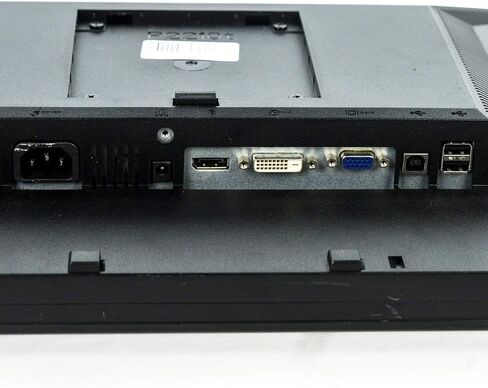 شاشة Dell P2210T سوداء عريضة مقاس 22 بوصة بدقة 1680 × 1050 شاشة LCD مسطحة وكابل DVI وكابل VGA (متجدد) in Saudi Arabia