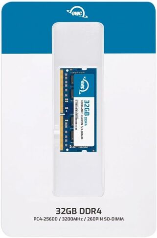 OWC 16GB DDR4 3200MHz PC4-25600 CL22 1.2V 260pin Non-ECC SODIMM ذاكرة الوصول العشوائي متوافقة مع Dell Latitude 3420 3430 3440 3520 5411 in Kuwait