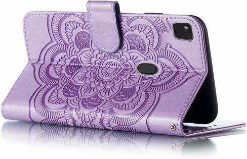 for Google Pixel 4a 4G (Not for 5G) 5.81" Case Wallet with Card Holder Kickstand Magnetic Soft Leather Flip Fold Case for Google Pixel 4A 4G Cover (Purple) in Saudi Arabia