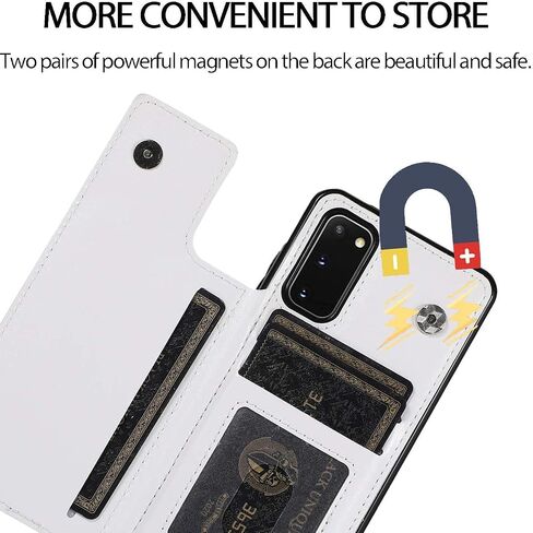 ZYZX Samsung Galaxy S10 Lite (2020) Cash Wallet Case, Galaxy M80S PU Leather Kickstand Card Holder Slots Case Double Clasp and Durable Shockproof Phone Cover for Samsung Galaxy A91 Pink-SK in Kuwait
