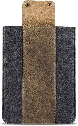 MegaGear Genuine Leather Tablet Sleeve Case for iPad Pro 11 inches, All Generations iPad Air & iPad (Camel, 12.9 Inch) in Kuwait