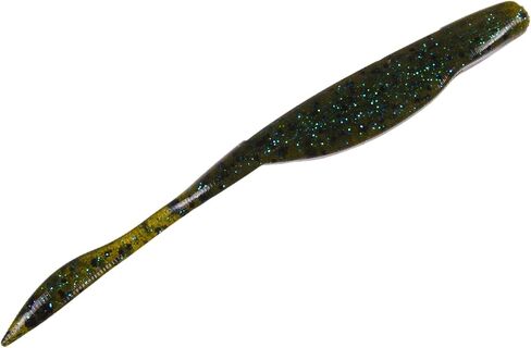 Strike King KVD Perfect Plastics Caffeine Shad Fishing Lure, Soft Plastic Jerkbait, Unique Air-Filled Bubble Tail, Heavy Salt, Coffee Scent in Saudi Arabia
