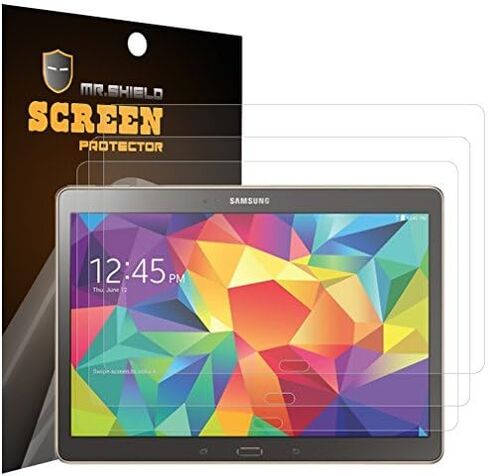 واقي شاشة مضاد للتوهج [PET] مصمم لهاتف Samsung Galaxy Tab S 10.5 مقاس 10 بوصة [3 عبوات] مع استبدال مدى الحياة in Saudi Arabia
