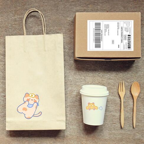 Full Sheet Shipping Labels, Full Page Labels 8.5" x 11", FungLam Shipping Labels 8.5"x 11" for Laser&Inkjet Printers, 8.5" x 11" Adhesive Shipping Label Srickers, 50 Labels. in Kuwait