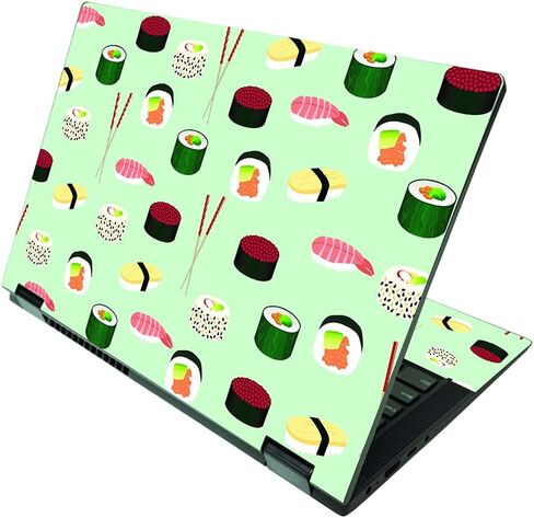 MightySkins Skin Compatible with Lenovo IdeaPad Flex 5 2-in-1 15" (2021) - Sushi | Protective, Durable, and Unique Vinyl Decal wrap Cover | Easy to Apply, Remove, and Change Styles | Made in The USA in Saudi Arabia