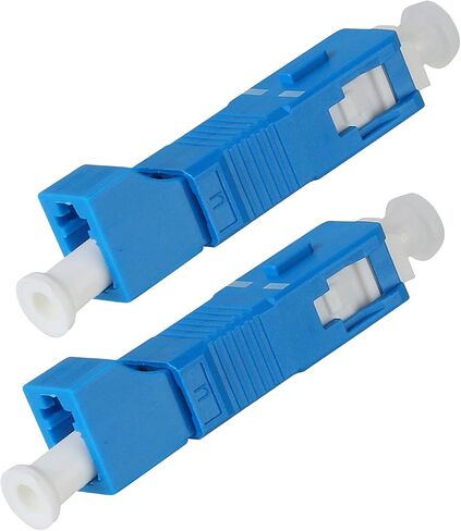 10 Pcs SC to LC Adapter,SingleMode 9/125um SC Male to LC Female Hybrid Optical Fiber Adapter Connector,Optical Equipment Tool for Visual Fault Locator,Optical Power Meter,Digital Communication in Saudi Arabia