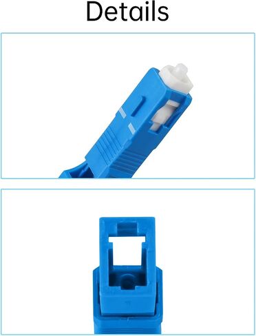10 Pcs SC to LC Adapter,SingleMode 9/125um SC Male to LC Female Hybrid Optical Fiber Adapter Connector,Optical Equipment Tool for Visual Fault Locator,Optical Power Meter,Digital Communication in Saudi Arabia