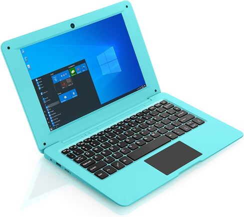 كمبيوتر محمول صغير يعمل بنظام Windows 10 مقاس 10 بوصة وسعة 32 جيجابايت رفيع للغاية وخفيف الوزن ووحدة معالجة مركزية رباعية النواة وكمبيوتر HDMI وواي فاي USB وNetflix YouTube (وردي) in Kuwait