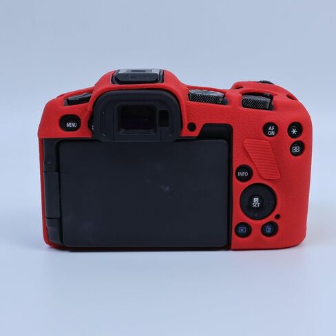 R8 Case, BMAOLLONGB Fullbody Ultra-Thin Lightweight Rubber Soft Silicone Housing Case Bag Cover for Canon Eos R8 (Red) in Kuwait