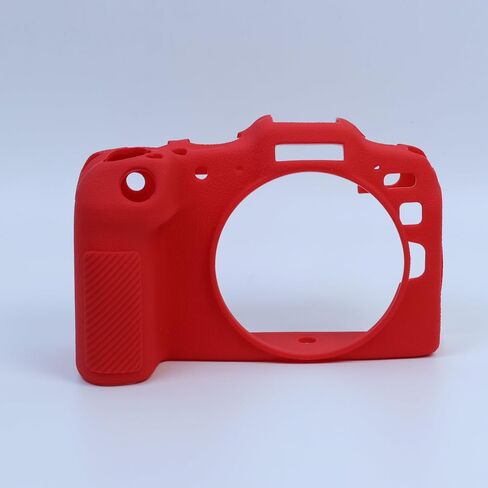 R8 Case, BMAOLLONGB Fullbody Ultra-Thin Lightweight Rubber Soft Silicone Housing Case Bag Cover for Canon Eos R8 (Red) in Kuwait