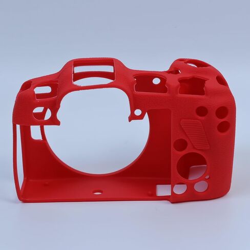 R8 Case, BMAOLLONGB Fullbody Ultra-Thin Lightweight Rubber Soft Silicone Housing Case Bag Cover for Canon Eos R8 (Red) in Kuwait