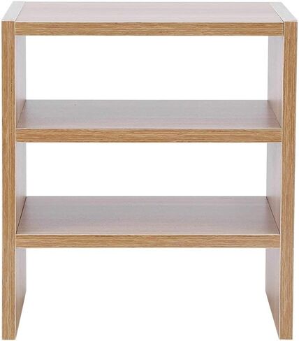 GOTOTOP Computer Laptop Monitor Riser Stand Desktop Wooden Storage Organizer With 3-Layer ShelfLaptop TV Stand Desktop Wooden Storage Organizer Sit Monitor Risers (Wood) in Saudi Arabia
