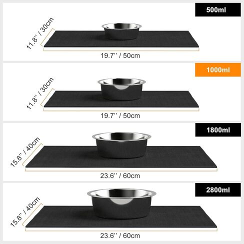 Raised Dog Bowl Stand for Medium & Large Dogs, Pet Food and Water Bowl, Tall Dog Food Bowl Stand,Adjustable Wide 7-10.7" Heights 9.8-13.4", Strong Elevated Dog Bowl Holder in Saudi Arabia
