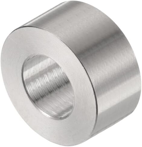 uxcell 12pcs Stainless Steel Spacer 6.2mm Bore x 10mm OD x 10mm Length Screw Bushing Plain Finish Round Metal Spacer for M6 Screws Bolts and Rods in Saudi Arabia