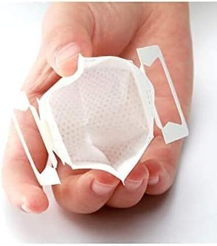 50Pcs Portable Coffee Filter Paper Bag Hanging Ear Drip Coffee Bag Single Serve Disposable Drip Coffee Filter Bag Perfect for Travel, Camping, Home, Office in Saudi Arabia