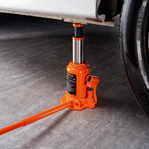VEVOR Air Hydraulic Bottle Jack, 20 Ton/40000 LBS All Welded Bottle Jack, 10.4-19.7 inch Lifting Range, Manual Handle and Air Pump, for Car, Pickup, Truck, RV, Auto Repair, Industrial Engineering in Saudi Arabia