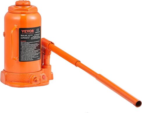 VEVOR Air Hydraulic Bottle Jack, 20 Ton/40000 LBS All Welded Bottle Jack, 10.4-19.7 inch Lifting Range, Manual Handle and Air Pump, for Car, Pickup, Truck, RV, Auto Repair, Industrial Engineering in Saudi Arabia