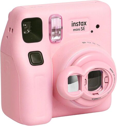Selfie Mirror for Instax Mini SE/Mini 7+, Self-Portrait Selfie Mirror Close Up Lens Accessories Compatible with Fujifilm Instax Mini SE/7+/7s/9/8+/8 Instant Cameras - Pink in Kuwait