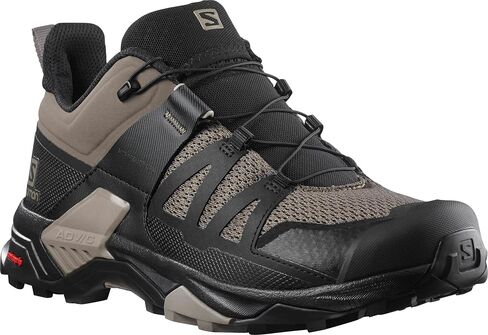 حذاء Salomon X Ultra 4 للمشي لمسافات طويلة للرجال، حبل بنجي/أسود/كاكي عتيق، 9 in Saudi Arabia