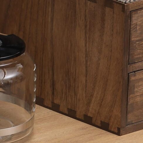 Coffee Pod Holders 1-Layer 1-Drawer Dark Brown (CF1D1C-DK) in Saudi Arabia