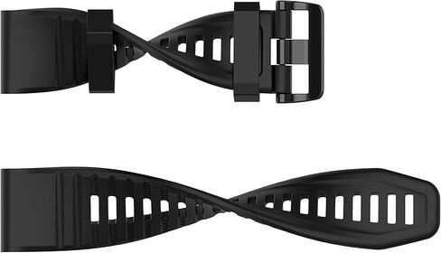 T Tersely (3 عبوات) لسوار Garmin Fenix ​​5X/6X/7X سهل التركيب بعرض 26 مم من السيليكون الناعم بديل لـ Garmin Fenix ​​7X/Fenix ​​5X Plus/Fenix ​​3/Fenix ​​3HR /Tactix7/Enduro2 - أسود + رمادي + أزرق in Kuwait