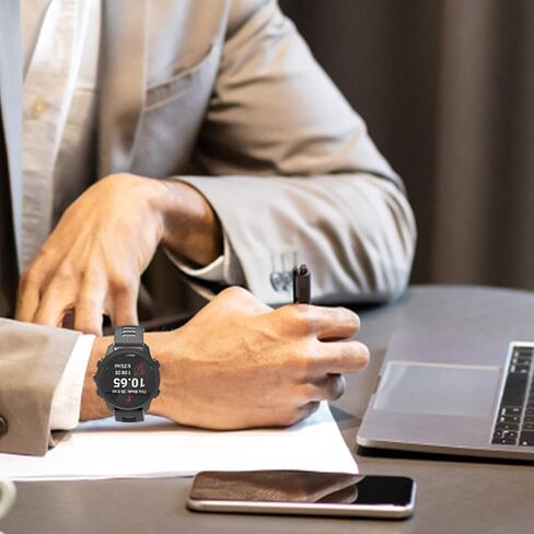 ISABAKE Soft Silicone Garmin Watch Strap for Garmin Vivoactive 3/Samsung Galaxy Active 2/Garmin Forerunner 245/245 Music 645/Forerunner 645 Music in Kuwait