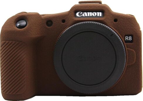 R8 Camera Case, BMAOLLONGB Fullbody Thin Lightweight Silicone Camera Skin Body Rubber Cover Case for Canon Eos R8 (Black) in Saudi Arabia