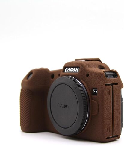 R8 Camera Case, BMAOLLONGB Fullbody Thin Lightweight Silicone Camera Skin Body Rubber Cover Case for Canon Eos R8 (Black) in Saudi Arabia