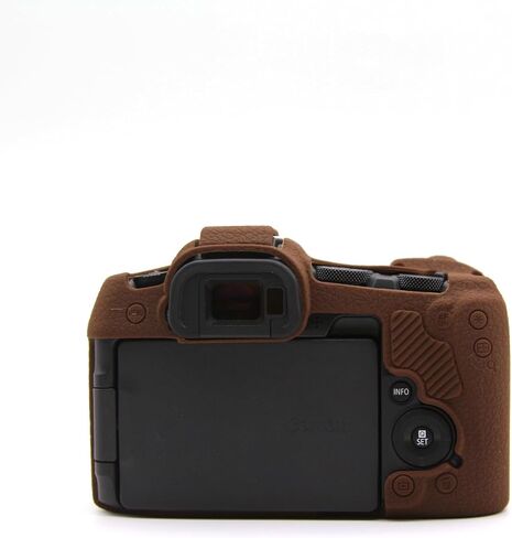 R8 Camera Case, BMAOLLONGB Fullbody Thin Lightweight Silicone Camera Skin Body Rubber Cover Case for Canon Eos R8 (Black) in Saudi Arabia